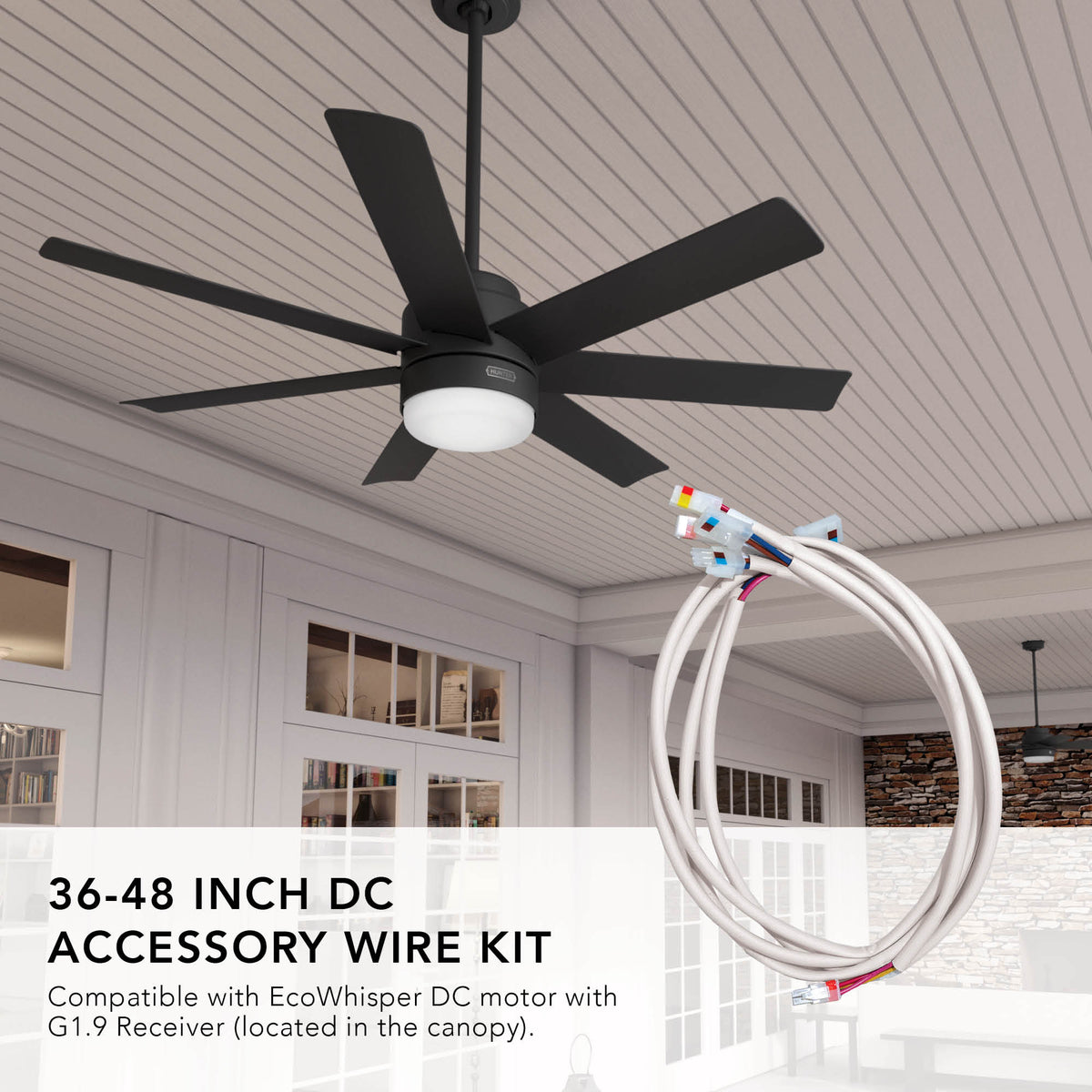 Hunter 36-48 inch DC Accessory Wire Kit