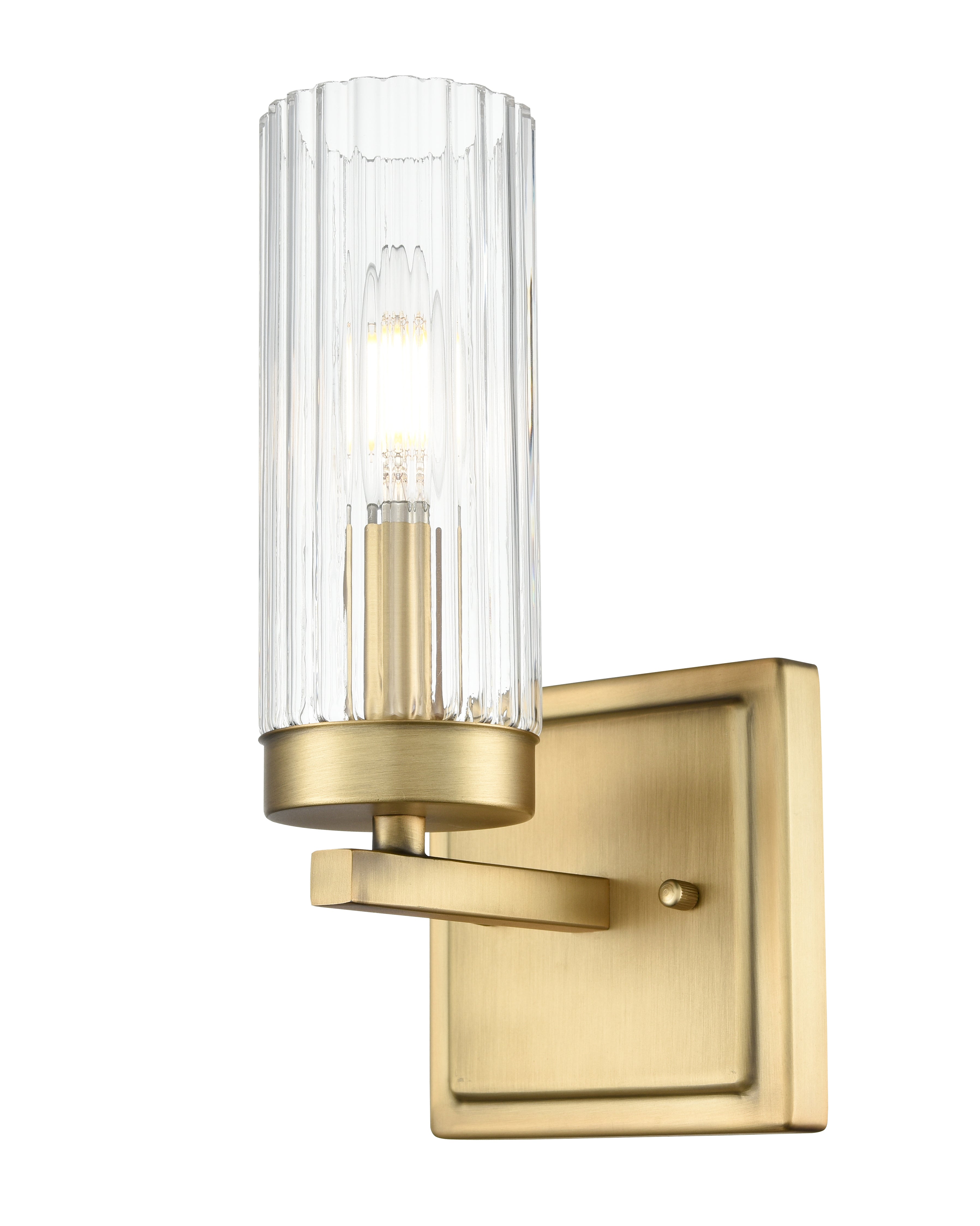 5'' Iversen Vintage Brass 1 Light Wall Sconce