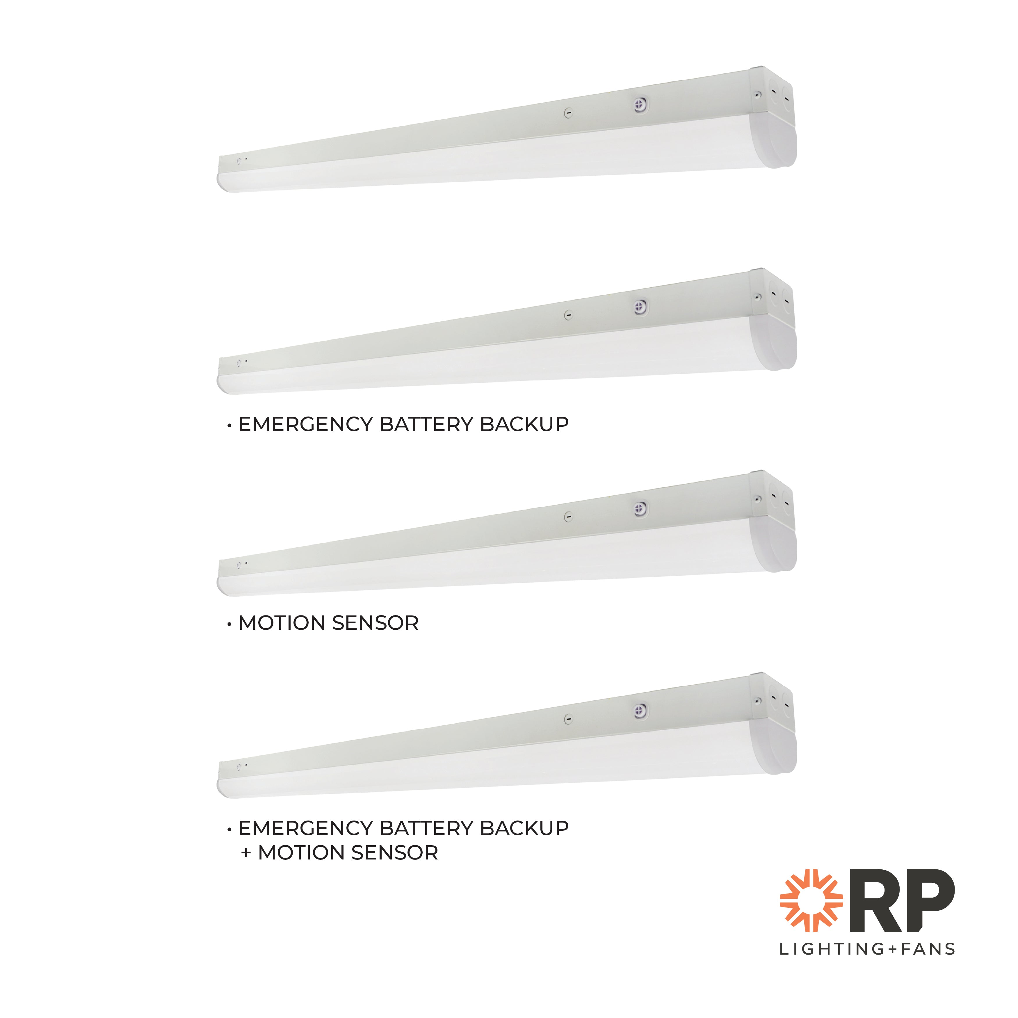 4-foot White Strip Light with 3-CCT Selectable White