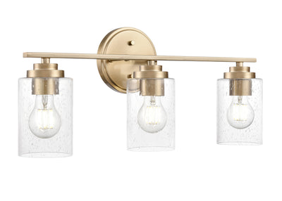 22'' Moven Modern Gold 3 Light Bath Vanity