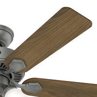 44 inch Swanson ENERGY STAR® Matte Silver Ceiling Fan with LED Light Kit
