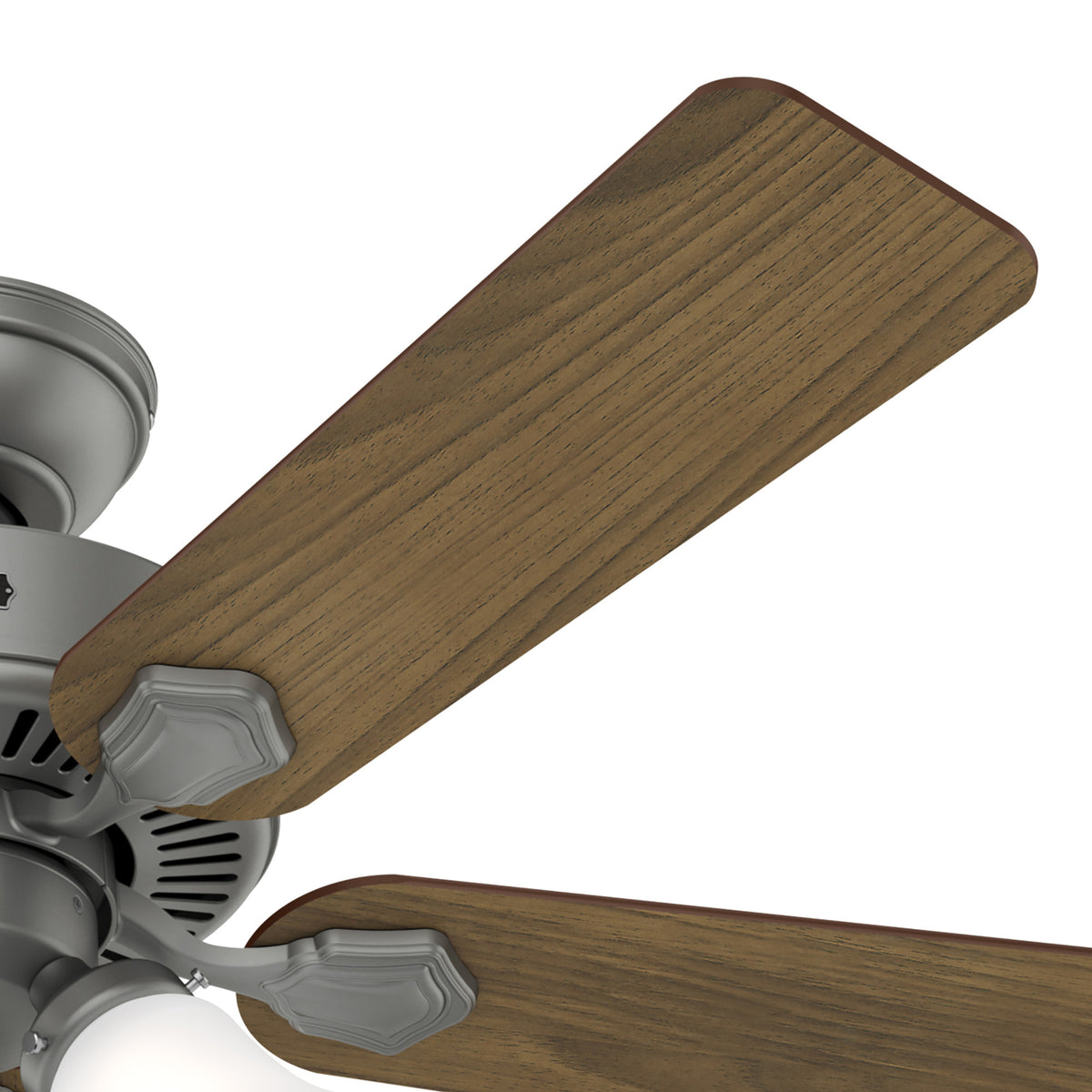 44 inch Swanson ENERGY STAR® Matte Silver Ceiling Fan with LED Light Kit