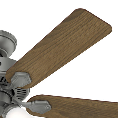 44 inch Swanson ENERGY STAR® Matte Silver Ceiling Fan with LED Light Kit