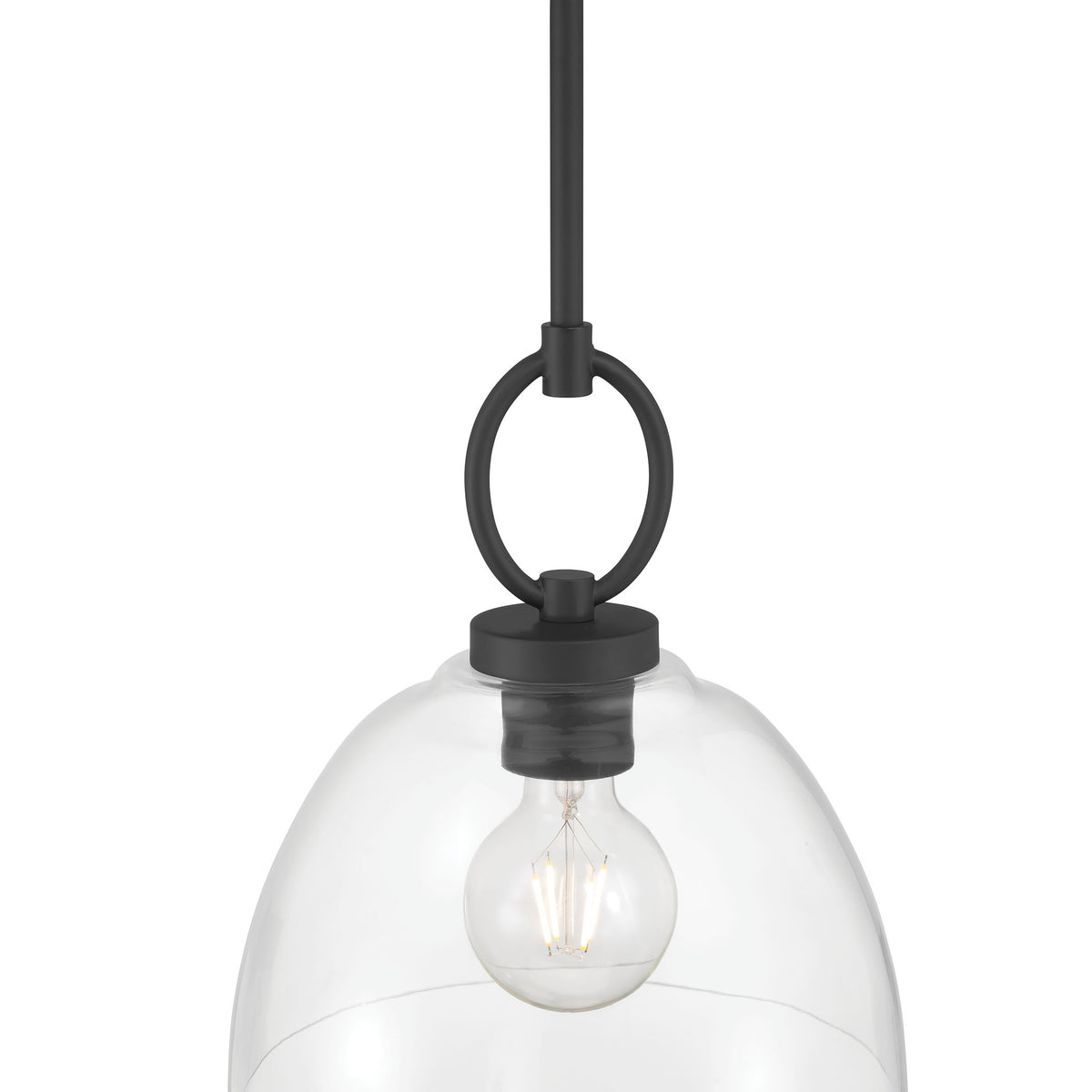 11.5'' Velto Matte Black 1 Light Pendant