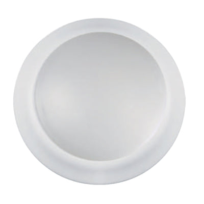 9-inch-White-Outdoor-Flush-Mount-Light-with-4000K-Light-and-Frosted-Lens