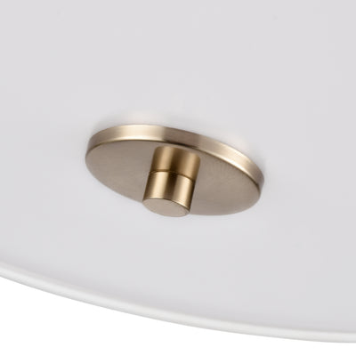 7.75'' Guyten Modern Gold 2 Light Flush Mount