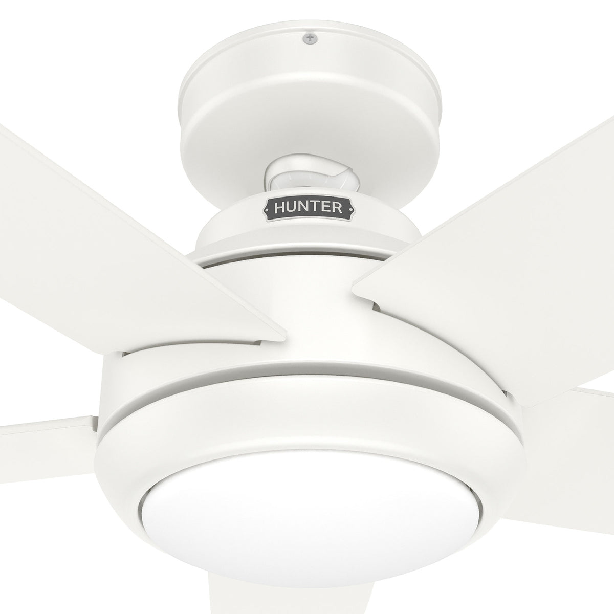 52 inch Zayden Fresh White Ceiling Fan with LED Light Kit and Handheld Remote