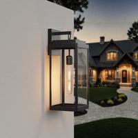 7.5'' Alpharetta Powder Coated Black 1 Light Lantern