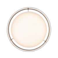 12.5-inch Rosata White Flush Mount Ceiling Light