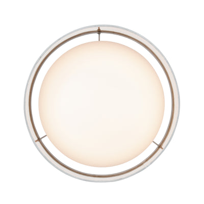 12.5-inch Rosata White Flush Mount Ceiling Light