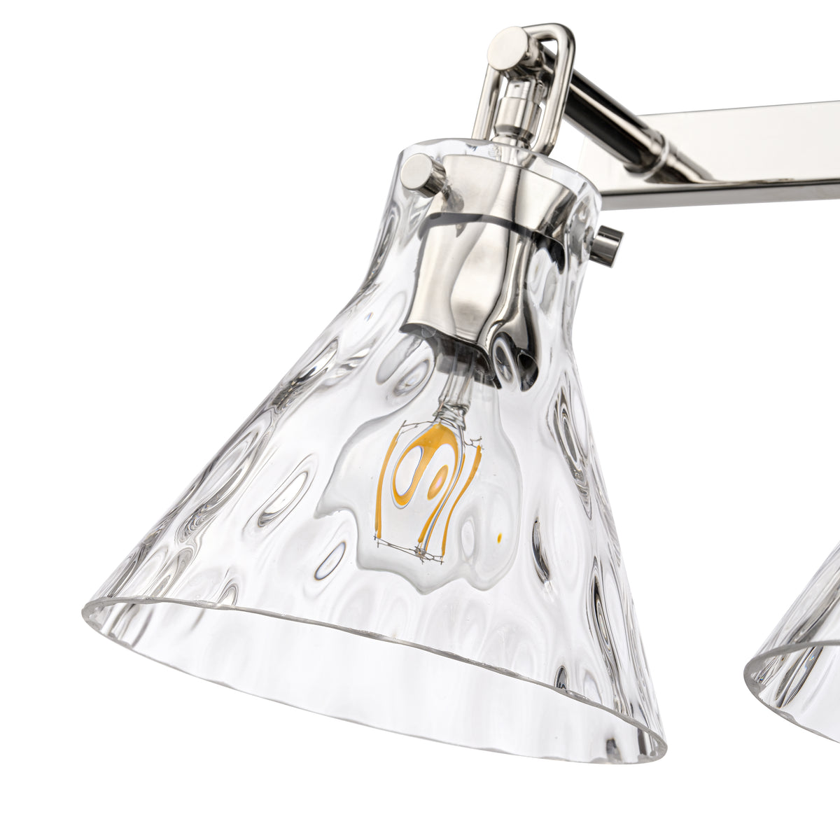 34.75'' Barlon Polished Nickel 4 Light Bath Vanity