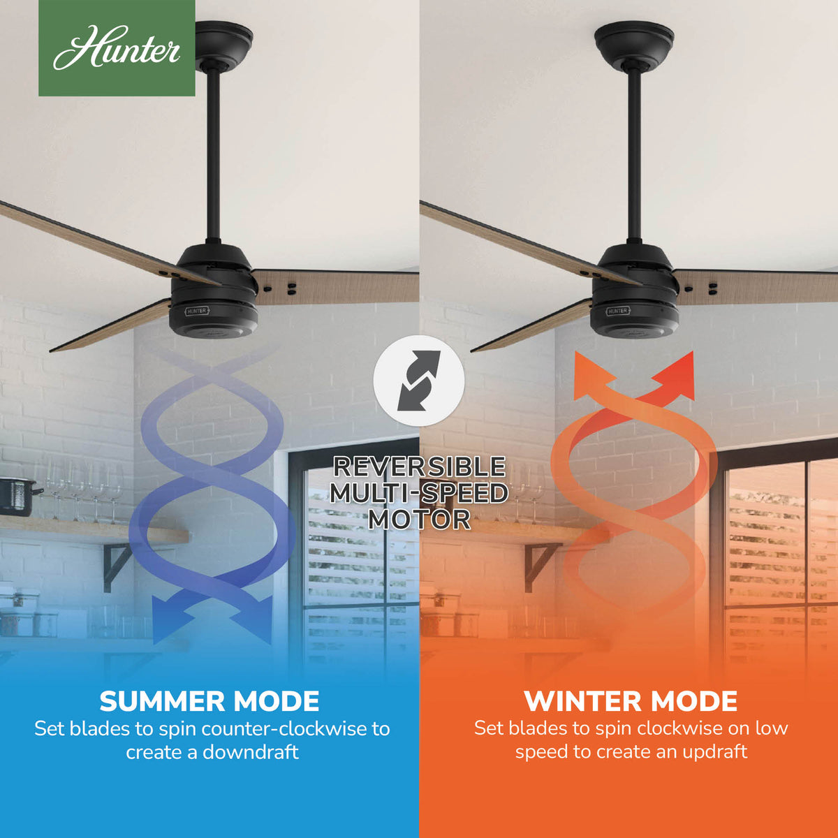 60 inch Cassius ENERGY STAR® Matte Black Damp Rated Ceiling Fan and Wall Control