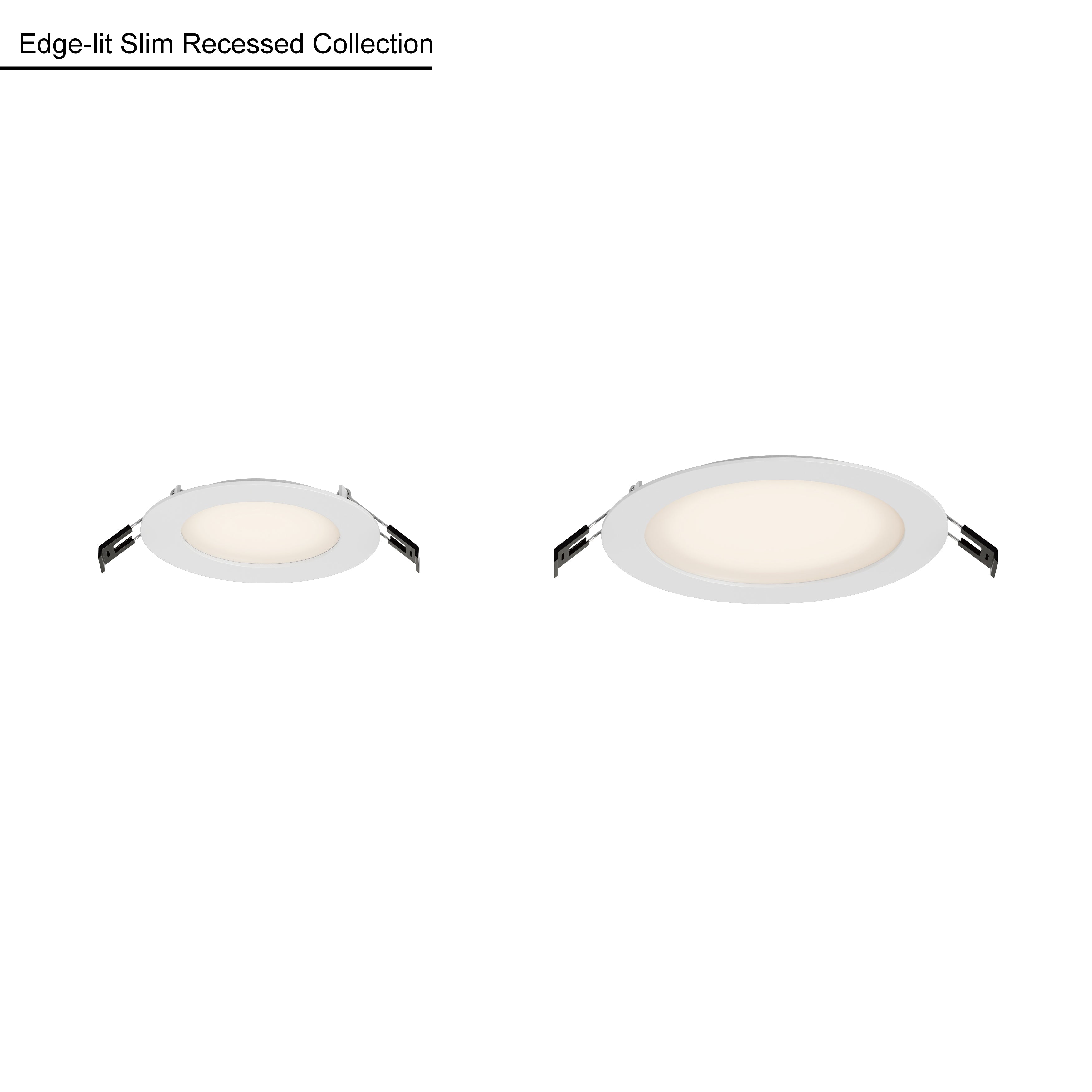 4-inch White Wall Light with 3000K Light and 9W Output