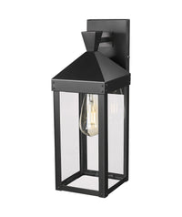6.25'' Yates Powder Coated Black 1 Light Wall Sconce