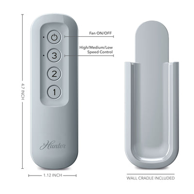 Hunter Universal No Light Handheld Remote with Receiver