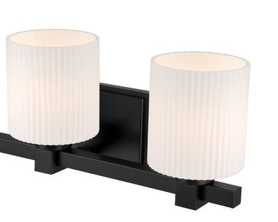 22'' Abelson Matte Black 3 Light Bath Vanity