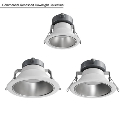 4-inch White Commercial Wall Light