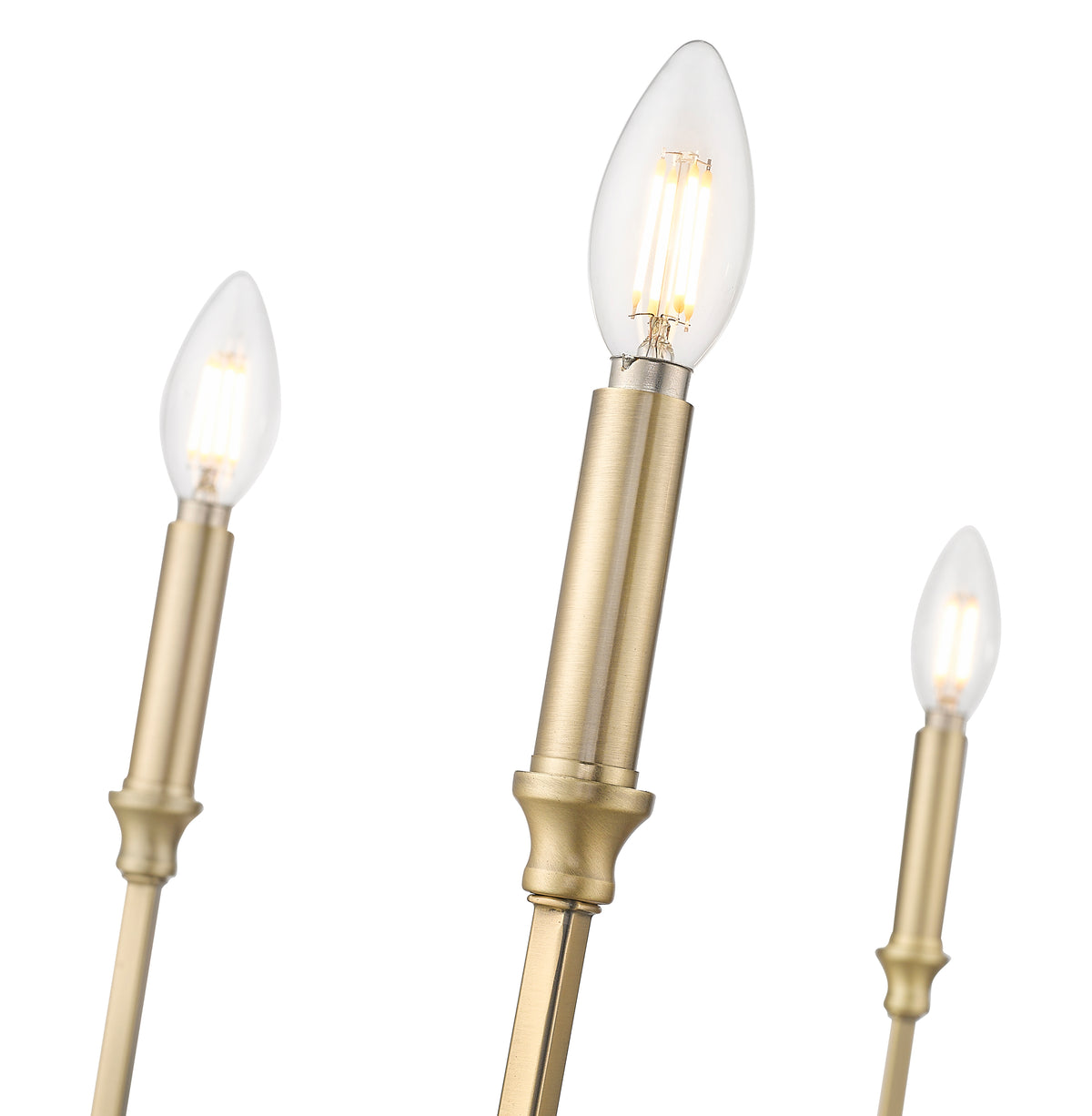 21'' Azara Vintage Brass 5 Light Chandelier
