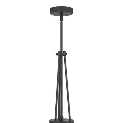 24'' Vellin Matte Black 1 Light Pendant