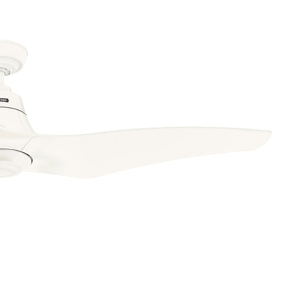 60 inch Arwen ENERGY STAR® Matte White Damp Rated Ceiling Fan with LED Light Kit and Handheld Remote