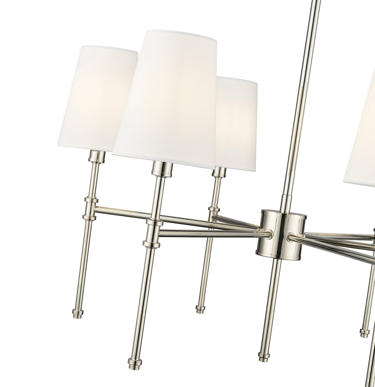 15.75'' Adorra Polished Nickel 6 Light Chandelier