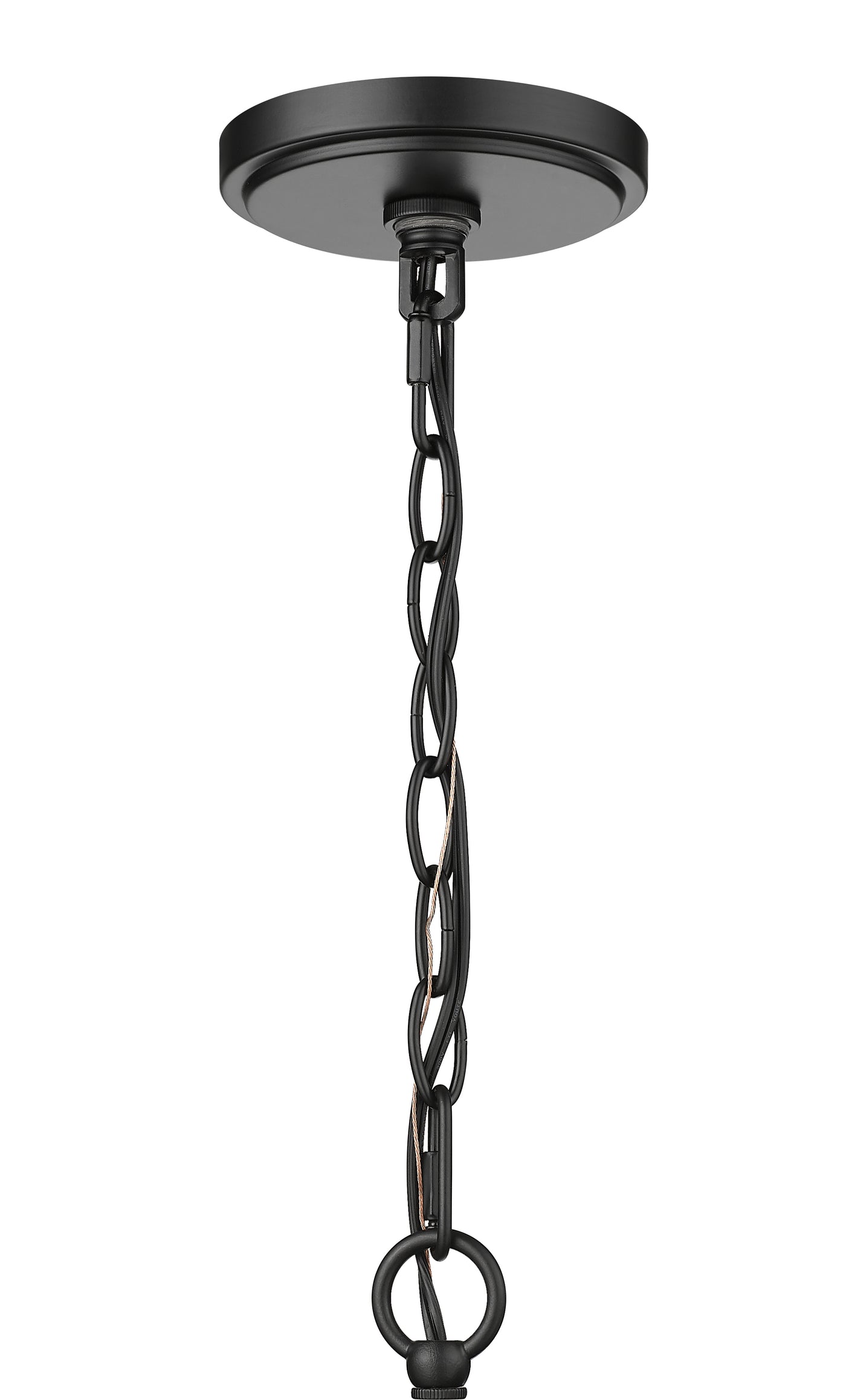 13'' Tellsa Matte Black 4 Light Pendant