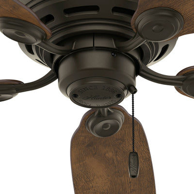 42 inch Low Profile New Bronze Low Profile Ceiling Fan and Pull Chain