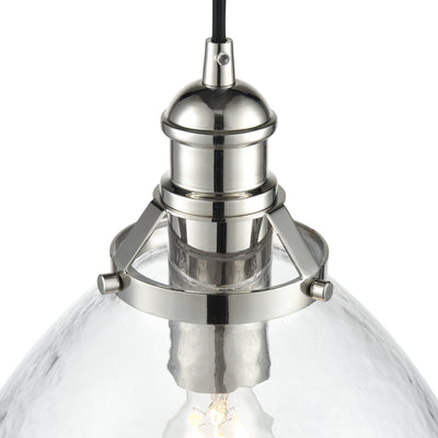 14.5'' Khrisa Polished Nickel 1 Light Pendant