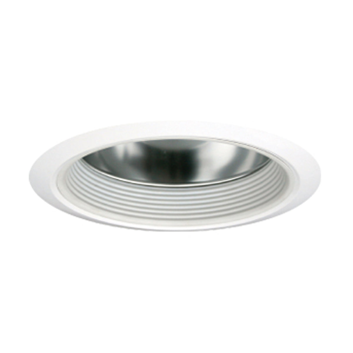 6-inch White Recessed Light Housing with Damp Rated Build