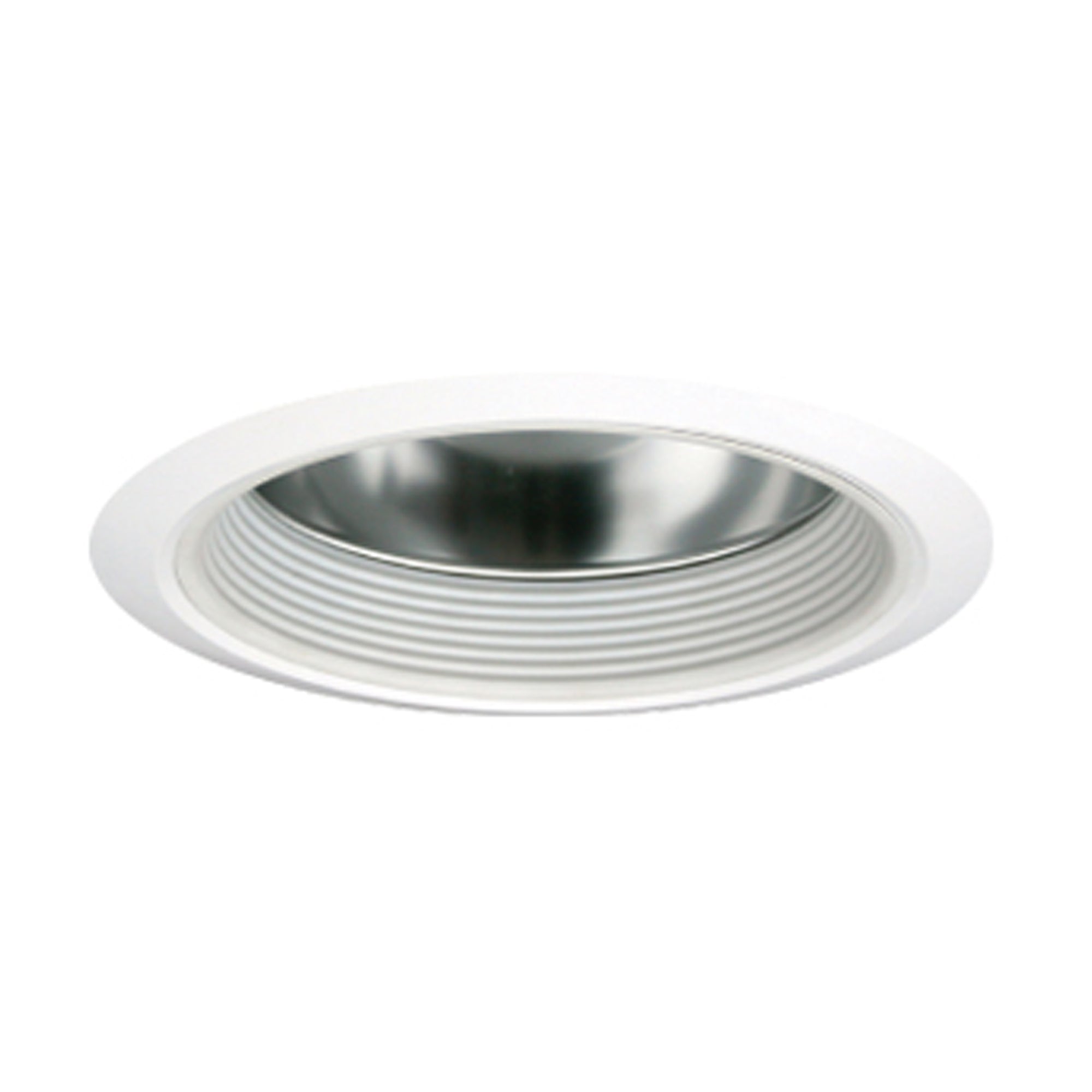 6-inch White Recessed Light Housing with Damp Rated Build
