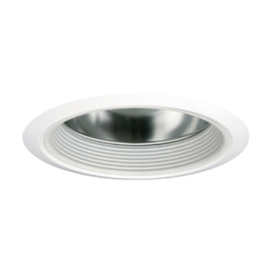 6-inch White Recessed Light Housing with Damp Rated Build