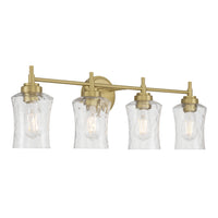 29.25'' Clarvyn Vintage Brass 4 Light Bath Vanity