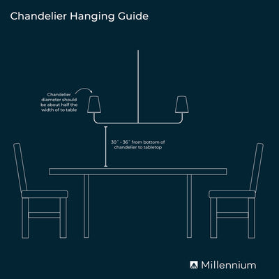 27'' Marceline Matte Black 10 Light Chandelier