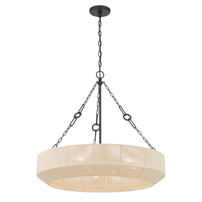 26.5'' Tresselle Matte Black 5 Light Pendant