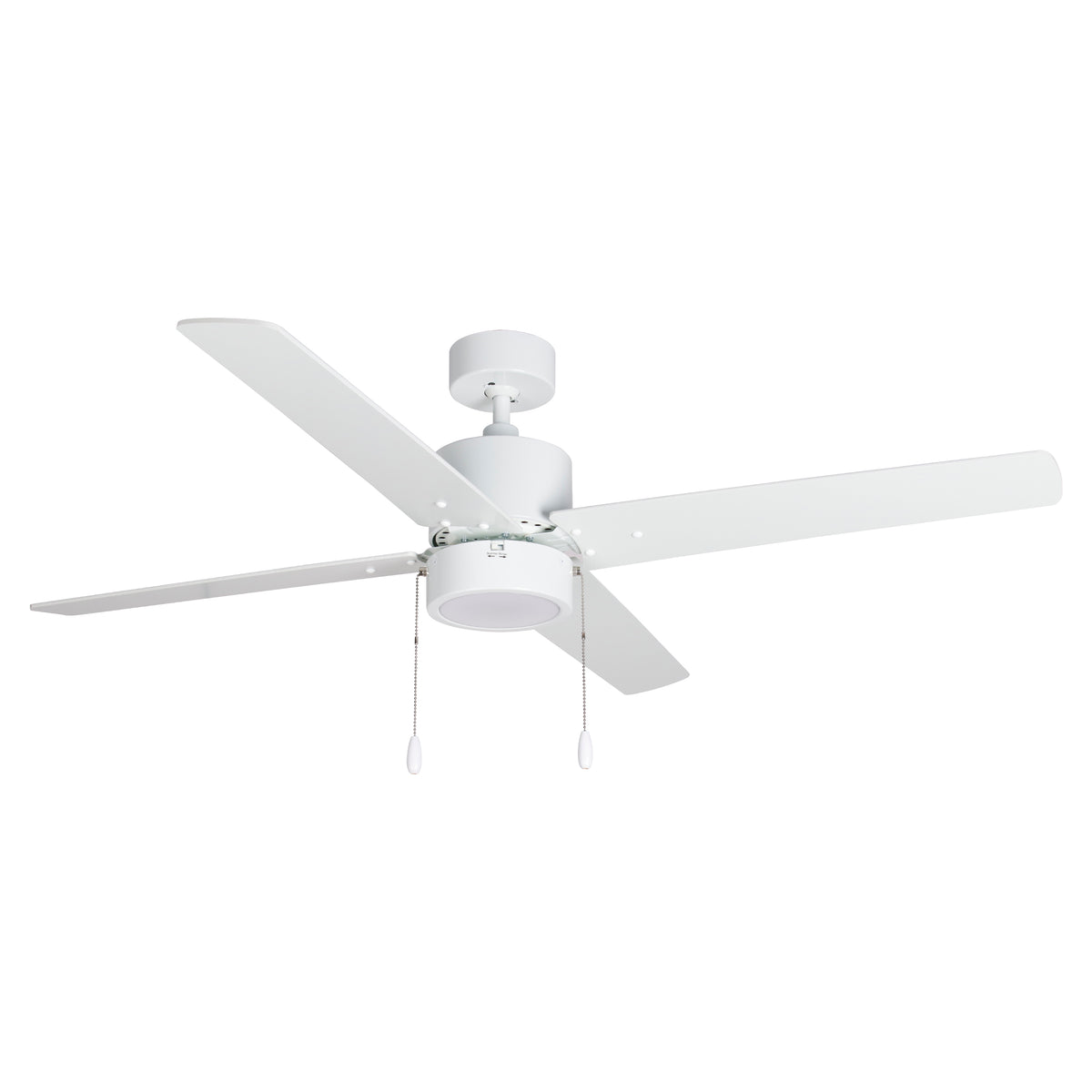 52 Inch Aldea IV AC White Indoor Ceiling Fan 4-Blade Reversible