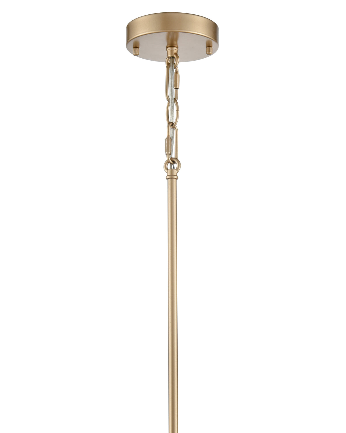 12'' Arelyn Painted Modern Gold 6 Light Pendant