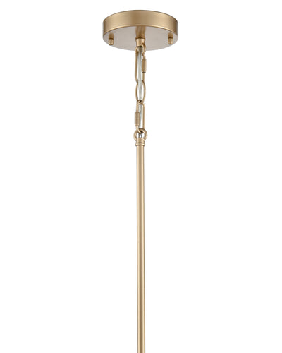 12'' Arelyn Painted Modern Gold 6 Light Pendant