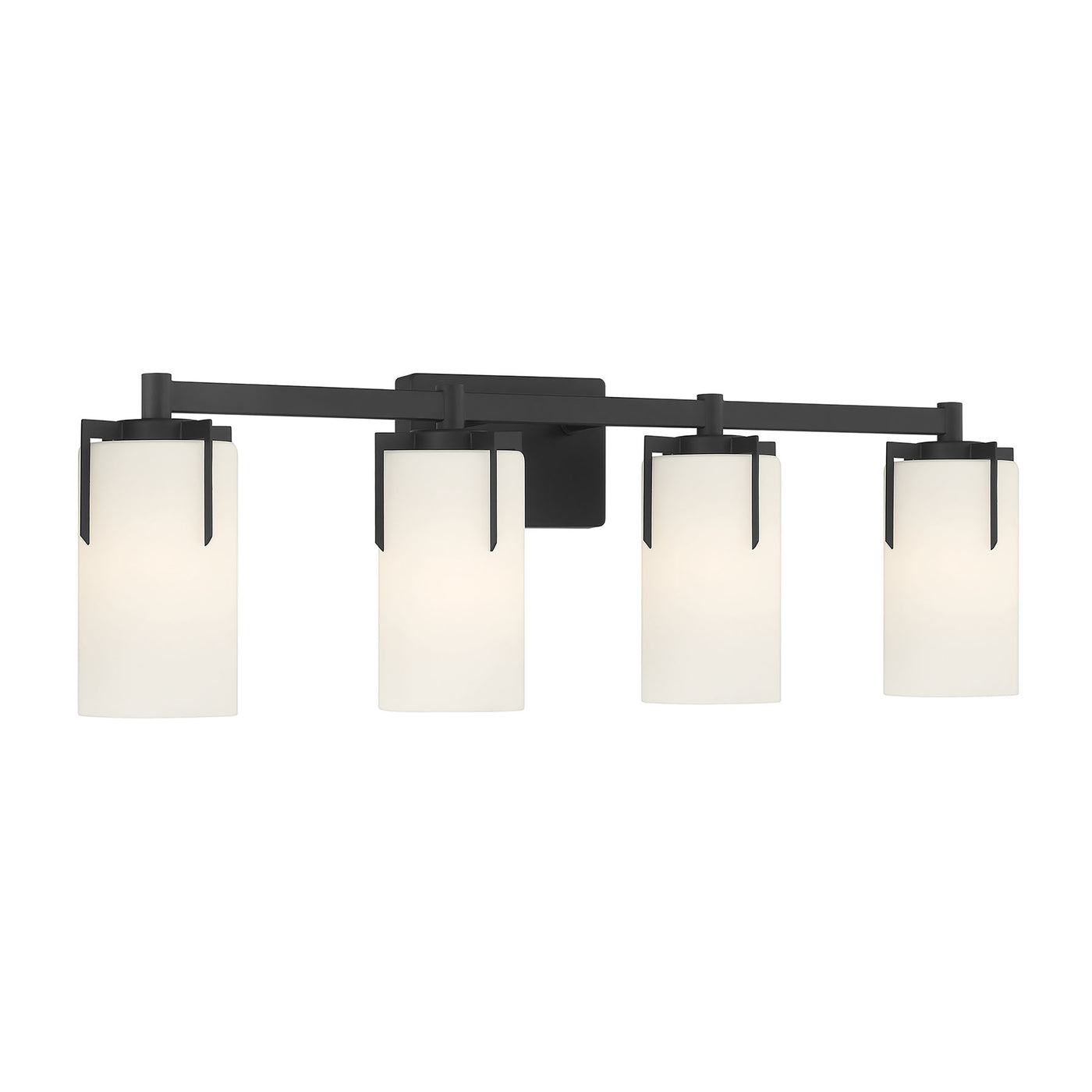 30.5'' Froselle Matte Black 4 Light Bath Vanity