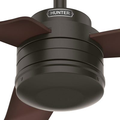 52 inch Cabo Frio New Bronze Damp Rated Ceiling Fan and Wall Control