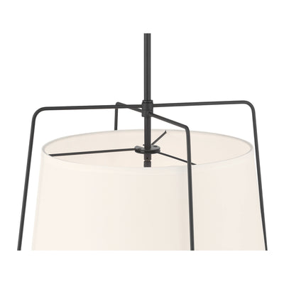 17.75'' Vellinor Matte Black 3 Light Pendant