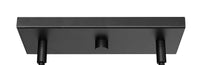 10.75'' Nellita Matte Black 5 Light Linear Chandelier