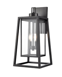 10.25'' Denzell Powder Coated Black 2 Light Wall Sconce