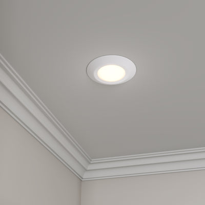 6-inch White Wall Light with 5-CCT Selectable White