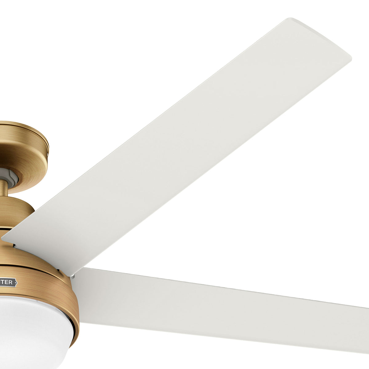 60 inch Aerodyne Wi-Fi ENERGY STAR® Luxe Gold Ceiling Fan with LED Light Kit and Handheld Remote