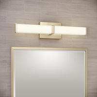 18'' Tron Modern Gold  Vanity Light