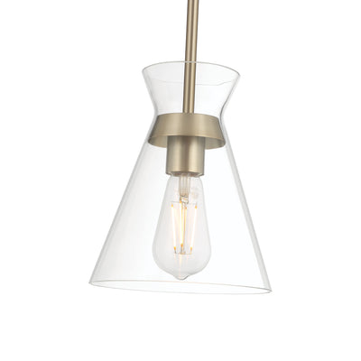 8.5'' Amarella Modern Gold 1 Light Mini Pendant