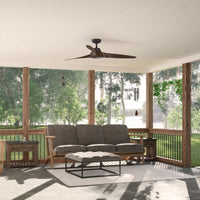 60 inch Mosley ENERGY STAR® Premier Bronze Damp Rated Ceiling Fan and Wall Control