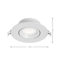 5-inch White Wall Light with 5-CCT Selectable White and 9W Output