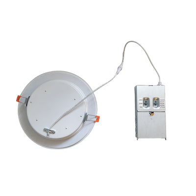 8-inch White Commercial Wall Light with 5-CCT Selectable White