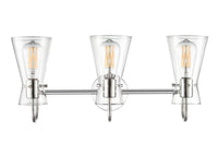 22'' Camellia Polished Nickel 3 Light Bath Vanity